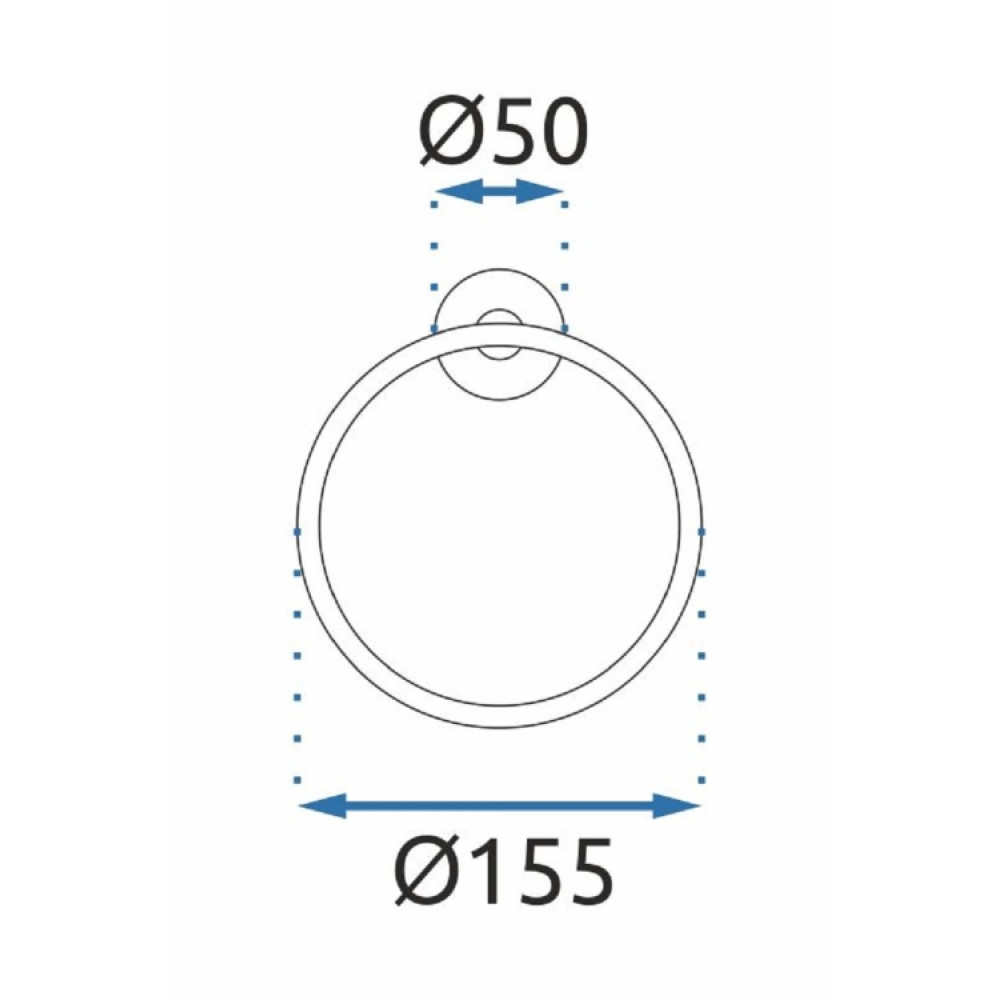 Тримач для рушників Rea Mist chrome (REA-80027)