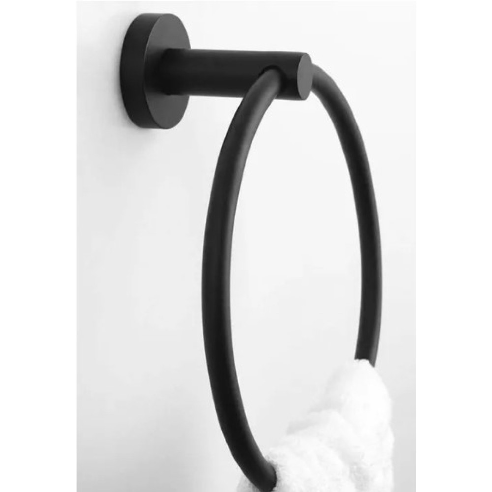 Тримач для рушників Rea Mist black (REA-80028)