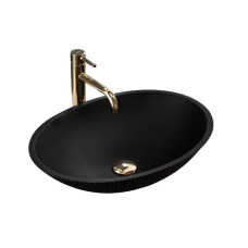 Раковина Rea Della black matt (REA-U0274)