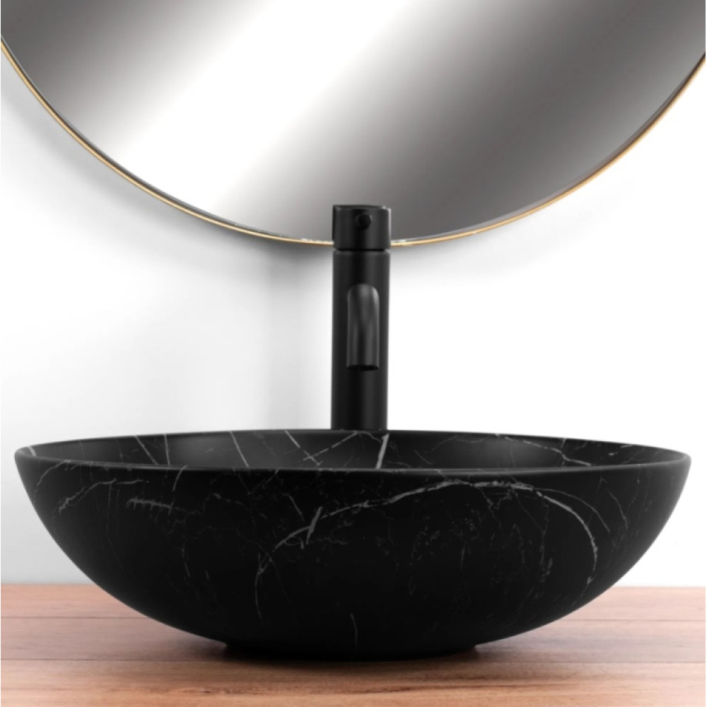 Раковина Rea Fibo black matt (REA-U3301)