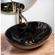 Раковина Rea Sofia black marble shiny (REA-U5611)