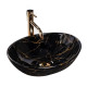 Раковина Rea Sofia black marble shiny (REA-U5611)