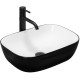 Раковина Rea Belinda black & white (REA-U6332)