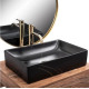 Раковина Rea Inga black marble mat (REA-U8006)