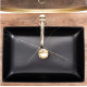 Раковина Rea Inga black marble mat (REA-U8006)