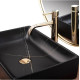 Раковина Rea Inga black marble mat (REA-U8006)