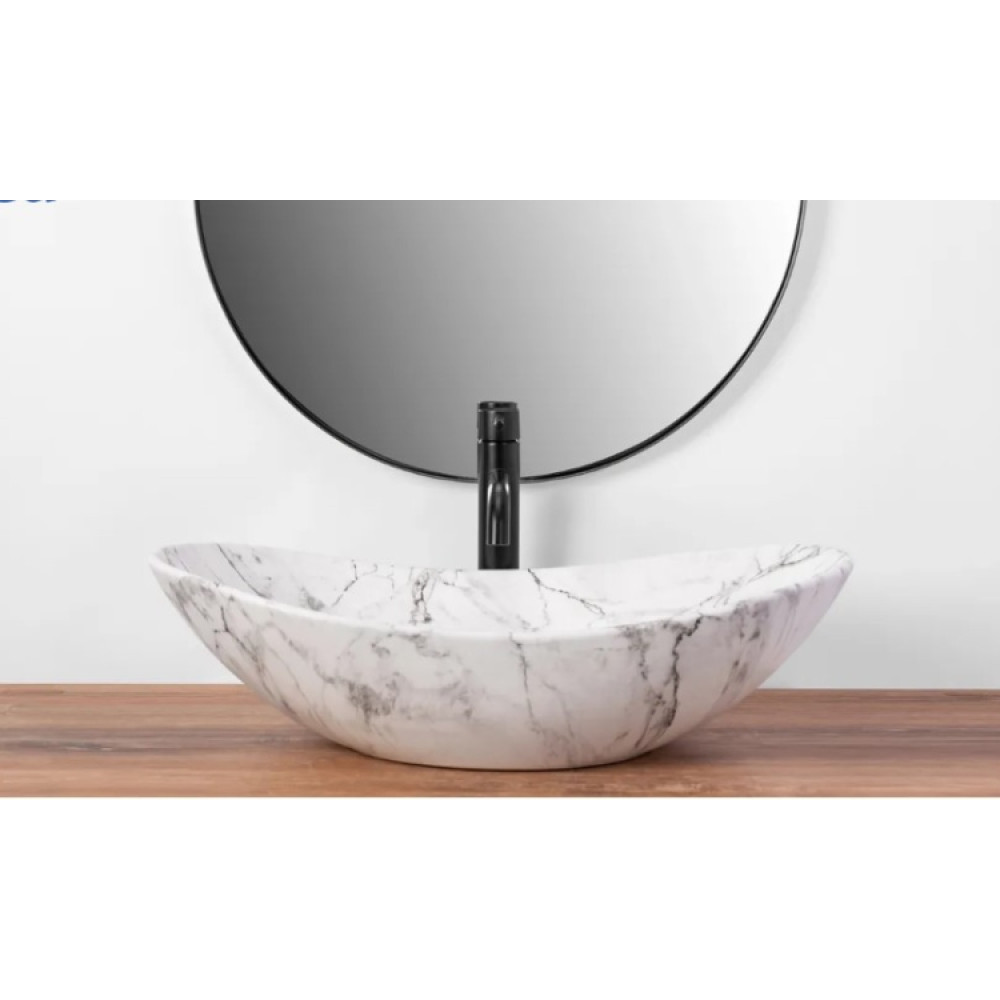 Раковина Rea Royal staturio marble mat (REA-U8010)