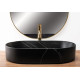 Раковина Rea Nadia black stone matt (REA-U8565)