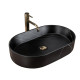 Раковина Rea Nadia black stone matt (REA-U8565)