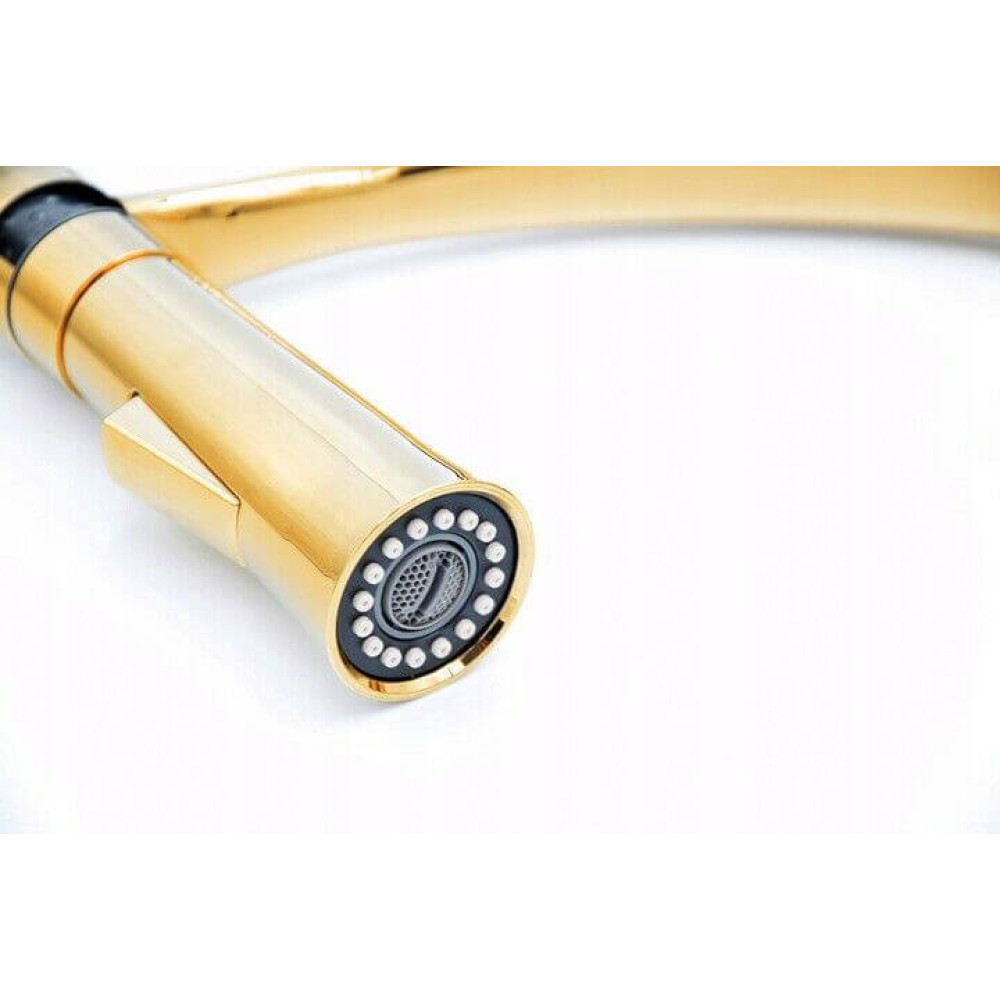 Змішувач для кухні Rea Gaspar black/l.gold (REA-B1019)