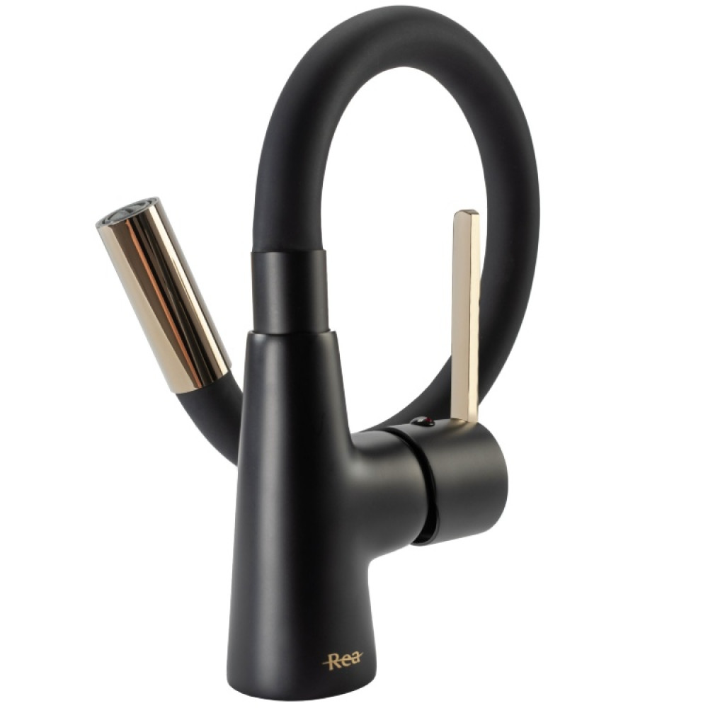 Змішувач для кухні Rea ICON black/l.gold (REA-B5682)