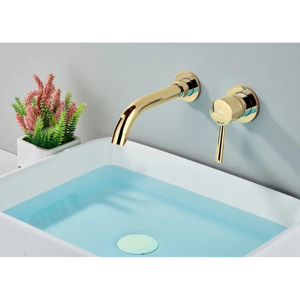 Змішувач для раковини Rea Lungo Lungo gold long (REA-B0370)