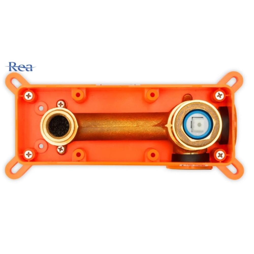 Змішувач для раковини Rea Lungo Long gold brush + box (REA-B4109)