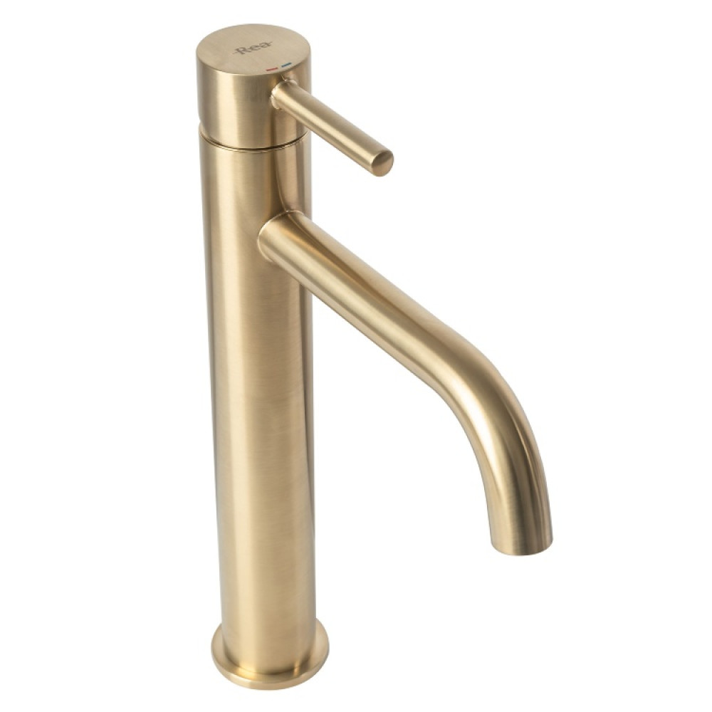 Змішувач для раковини Rea Lungo gold matt (REA-B4526)