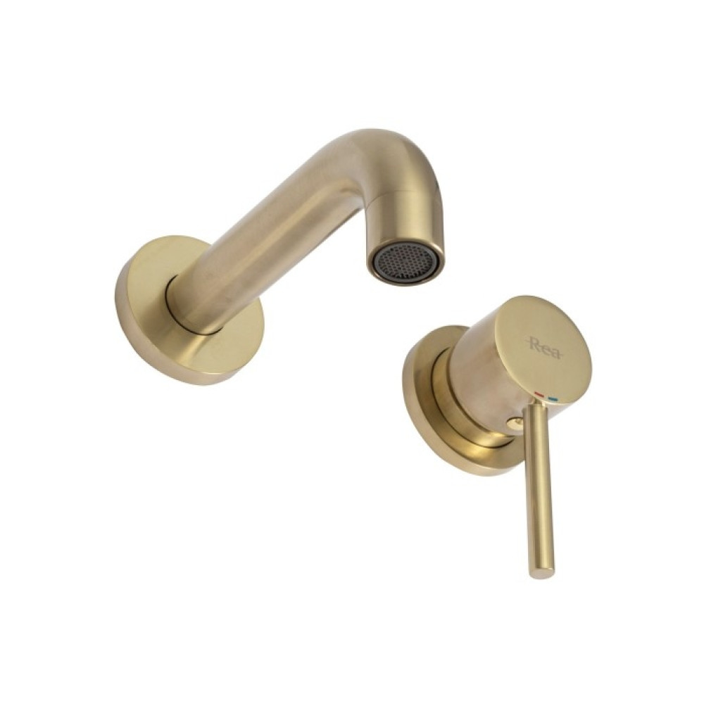 Змішувач для раковини Rea Lungo gold (REA-B8652)