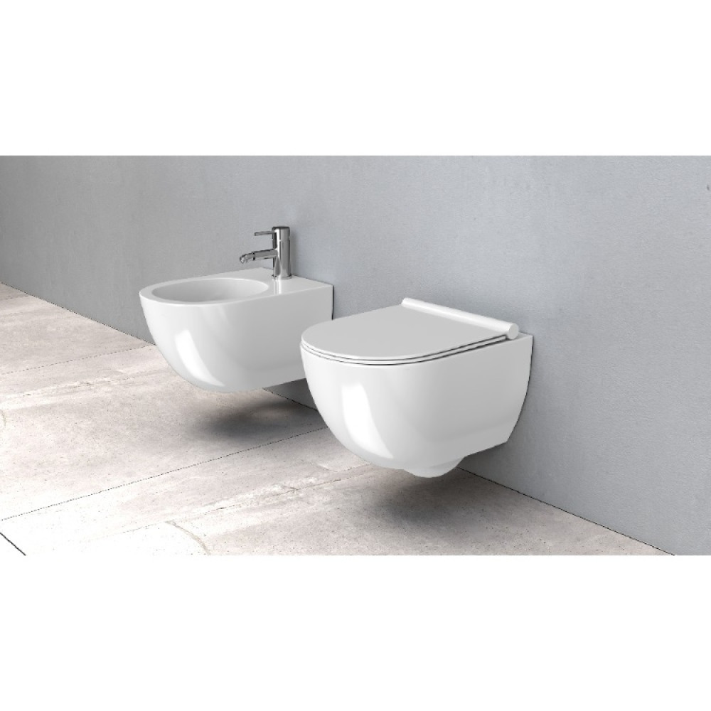 Унітаз підвісний Rea Carter Rimless (REA-C1400)
