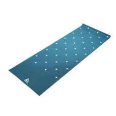 Двухсторонний коврик для йоги Reebok Double Sided 4mm Yoga Mat голубой, белый Уни 173 х 61 х 0,4 см RAYG-11030GN