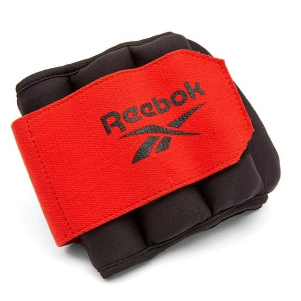 Обважнювачі зап'ястя Reebok Flexlock Wrist Weights чорний, червоний Уні 0.5 кг RAWT-11260