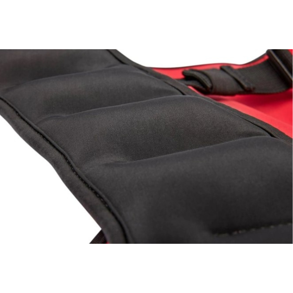 Обважнювач жилет Reebok Strength Series Weight Vest чорний, червоний Уні 3 кг RAWT-11280