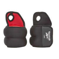 Обважнювачі щиколотки Reebok Flexlock Ankle Weights чорний, червоний Уні 0.5 кг RAWT-11270