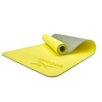 Двухсторонний коврик для йоги Reebok Double Sided Yoga Mat зеленый Уни 176 х 61 х 0,6 см RAYG-11042GR