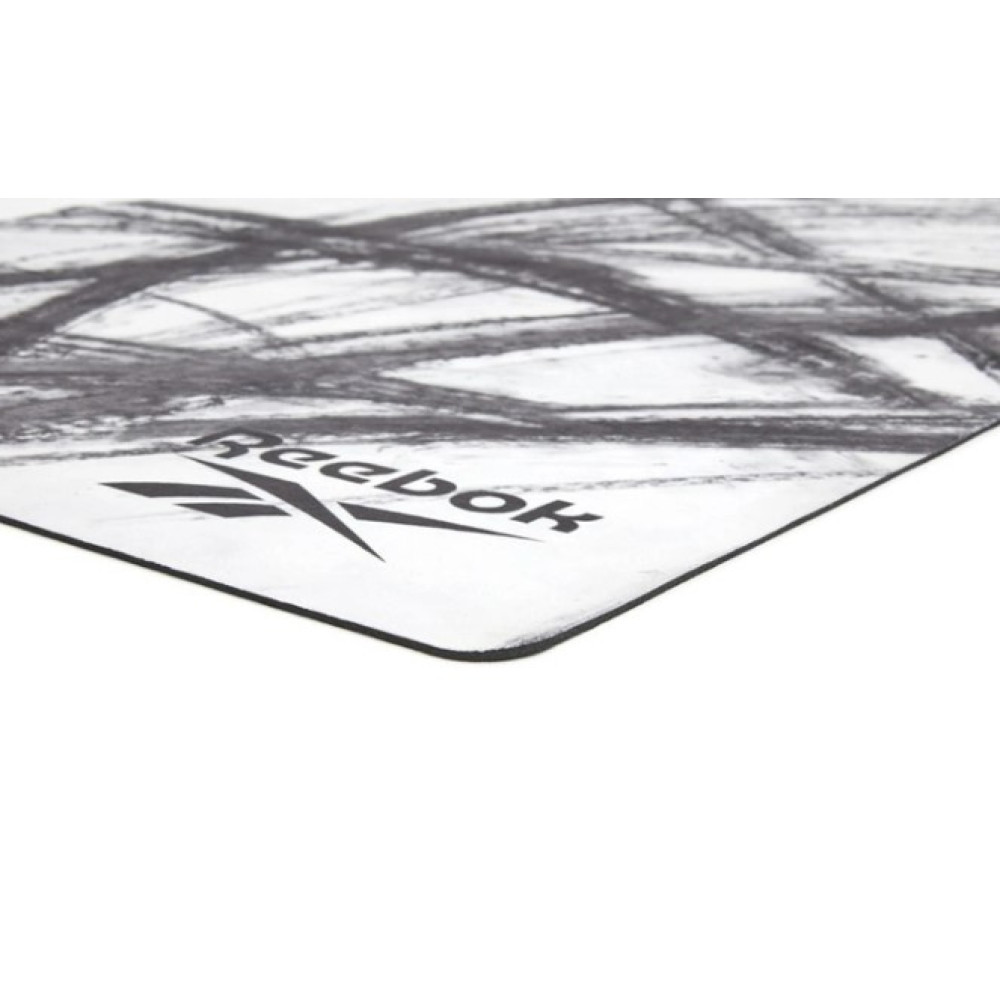 Килимок для йоги Reebok Natural Rubber Yoga Mat білий, сірий, мрамор Уні 183 х 61 х 0,32 см RAYG-11080OM