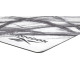 Килимок для йоги Reebok Natural Rubber Yoga Mat білий, сірий, мрамор Уні 183 х 61 х 0,32 см RAYG-11080OM