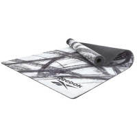 Килимок для йоги Reebok Natural Rubber Yoga Mat білий, сірий, мрамор Уні 183 х 61 х 0,32 см RAYG-11080OM