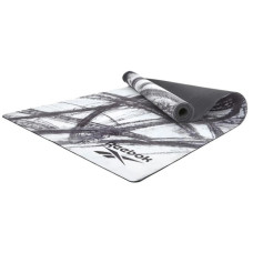 Коврик для йоги Reebok Natural Rubber Yoga Mat белый, серый, мармур Уни 183 х 61 х 0,32 см RAYG-11080OM