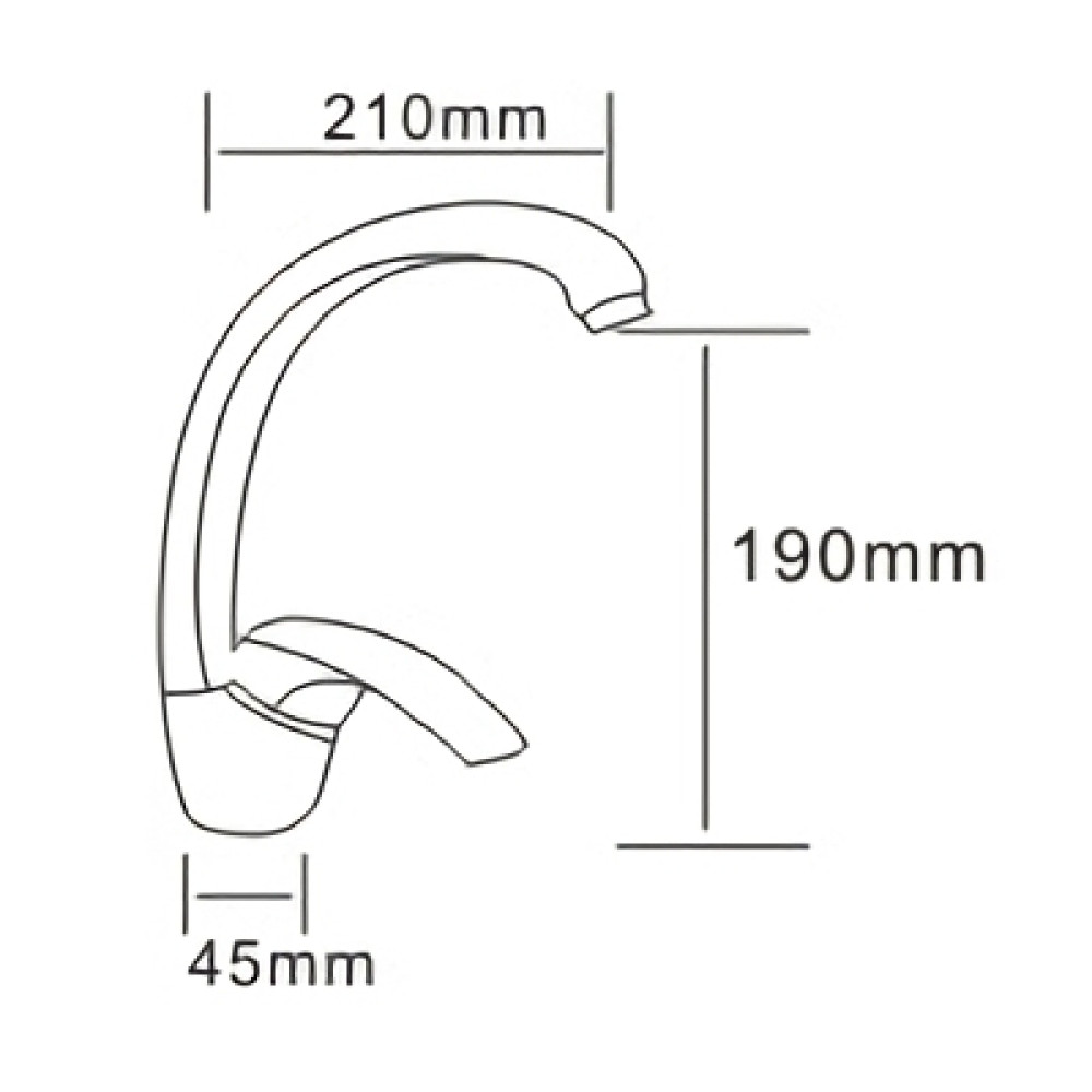 Кухонний змішувач ROZZY JENORI Baron RBZ014-8B