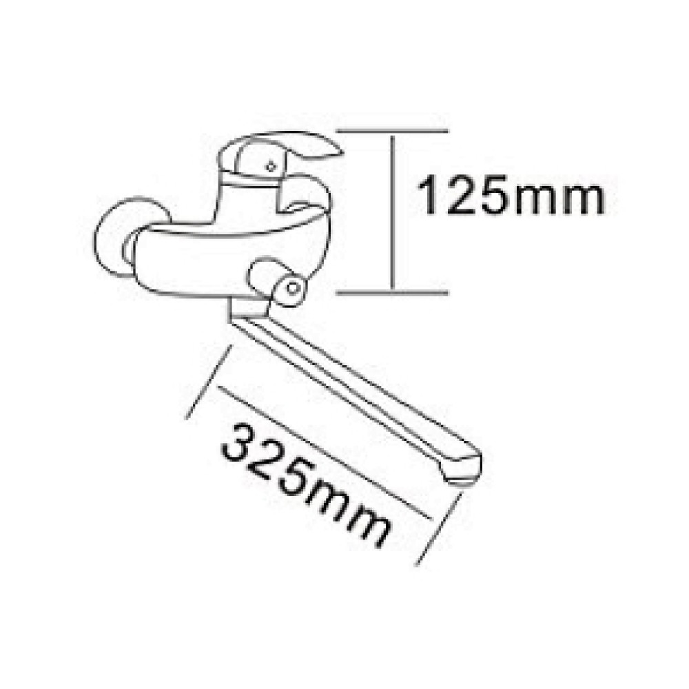 Змішувач для ванни ROZZY JENORI Baron RBZ014-9B