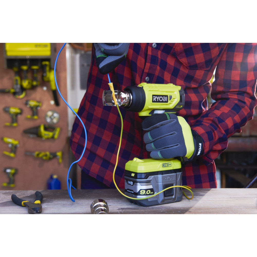 Фен строительный Ryobi ONE+ R18HG-0 18В без АКБ и ЗУ