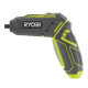 Викрутка акумуляторна Ryobi R4SDP-L13C 4В з поротною ручкою