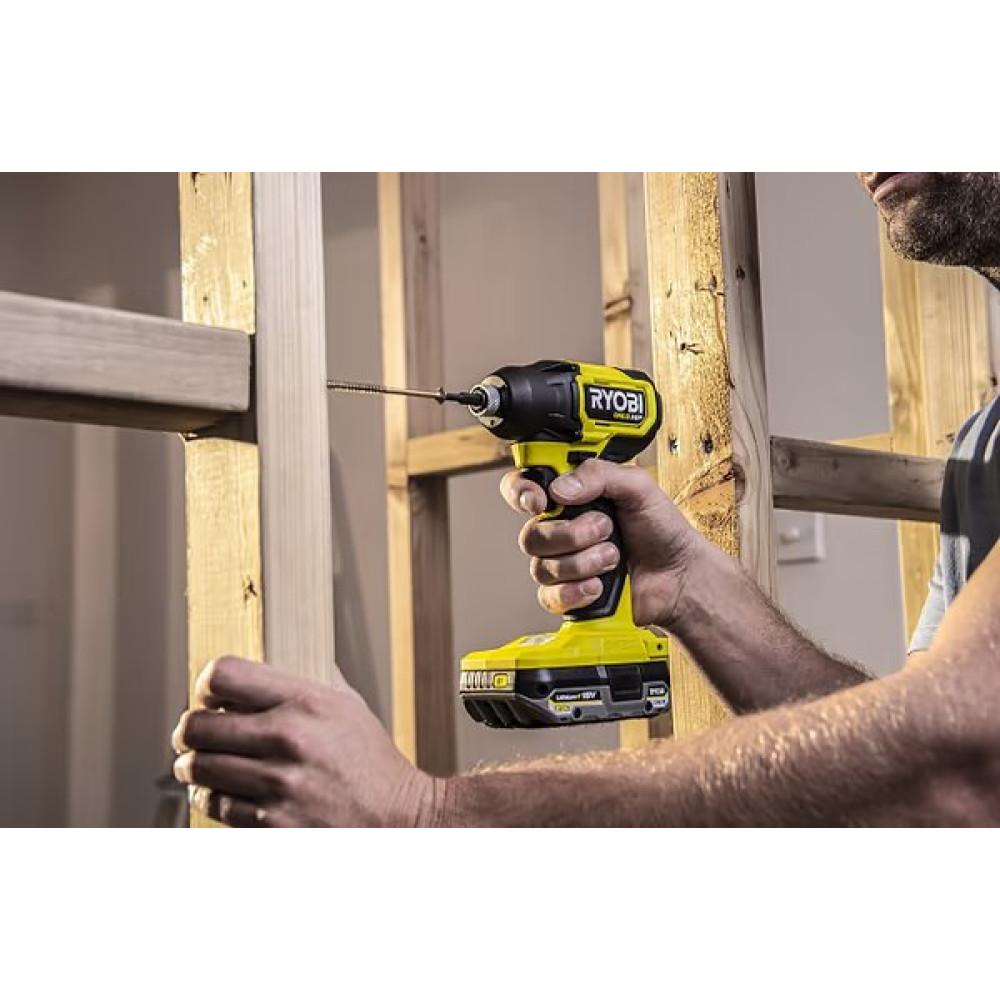 Гвинтоверт імпульсний RYOBI RID18C-0 ONE+ НР безщітковий 18В без АКБ та ЗП