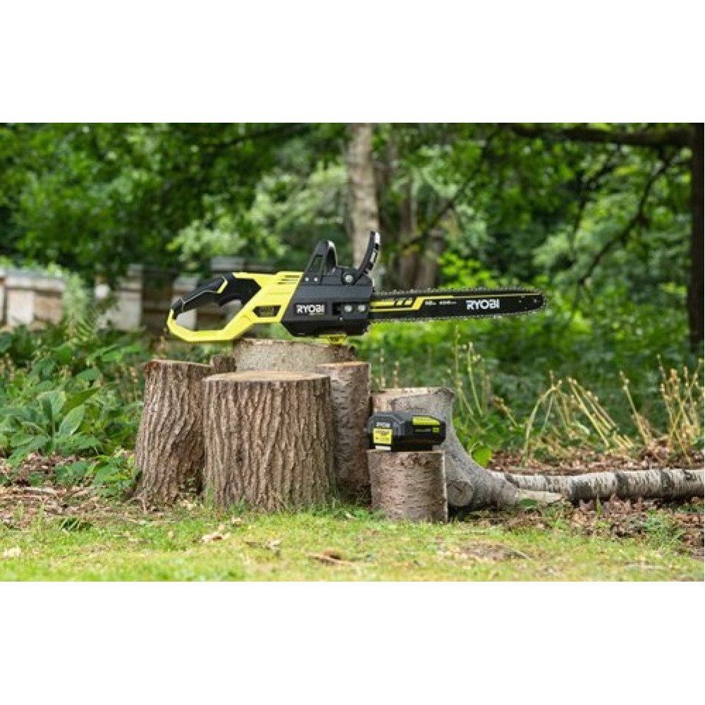 Акумуляторна ланцюгова пилка Ryobi RY36CSX40B-160P АКБ+ЗП (5133004899)