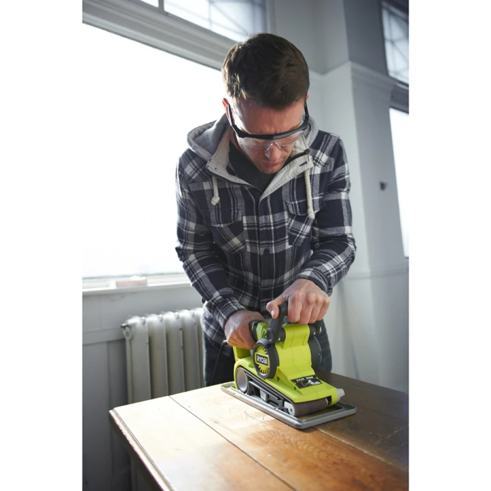 Шліфмашина стрічкова Ryobi EBS800V 800 Вт