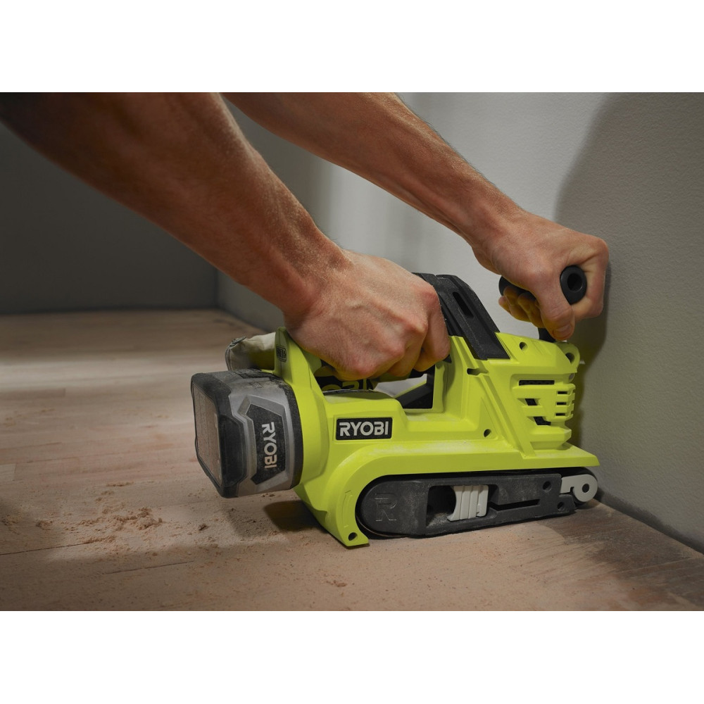 Шлифмашина ленточная Ryobi ONE+ R18BS-0 18В аккумуляторная без АКБ и ЗУ