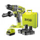 Шуруповерт-дриль Ryobi ONE+ R18PD7-220B 18В ударний безщітковий