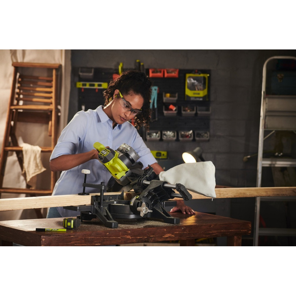 Пила торцовочная Ryobi ONE+ RMS18190-0 аккумуляторная 18В без АКБ и ЗП