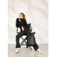Жіночій рюкзак рол Sambag RollTop KZN чорний 39 х 28.5 х 15 см (24300001)