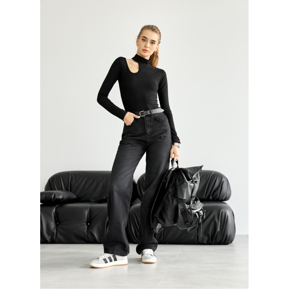 Жіночій рюкзак рол Sambag RollTop KZN чорний 39 х 28.5 х 15 см (24300001)