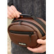Сумка через плечо бананка Sambag Flex шоколад 30×17×10 см (85351020m)