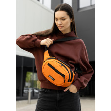 Сумка через плечо женская бананка Sambag Flex оранжевая 30×17×10 см (85351029)