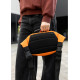 Сумка через плече жіноча бананка Sambag Flex помаранчева 30 × 17 × 10 см (85351029)