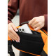 Сумка через плече жіноча бананка Sambag Flex помаранчева 30 × 17 × 10 см (85351029)