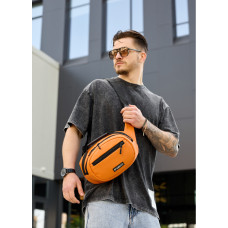 Сумка через плечо бананка Sambag Flex оранжевая 30×17×10 см (85351029m)