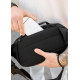 Сумка через плече бананка Sambag Flex Pro чорна 30 × 17 × 15 см (85451065m)
