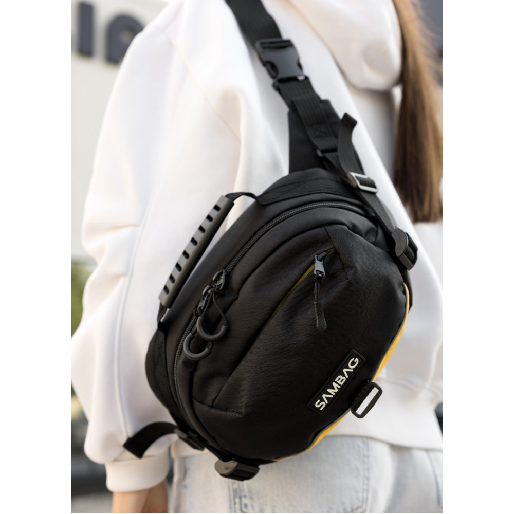 Женская сумка через плечо бананка Sambag Flex Pro 30×17×15 см (85451128)