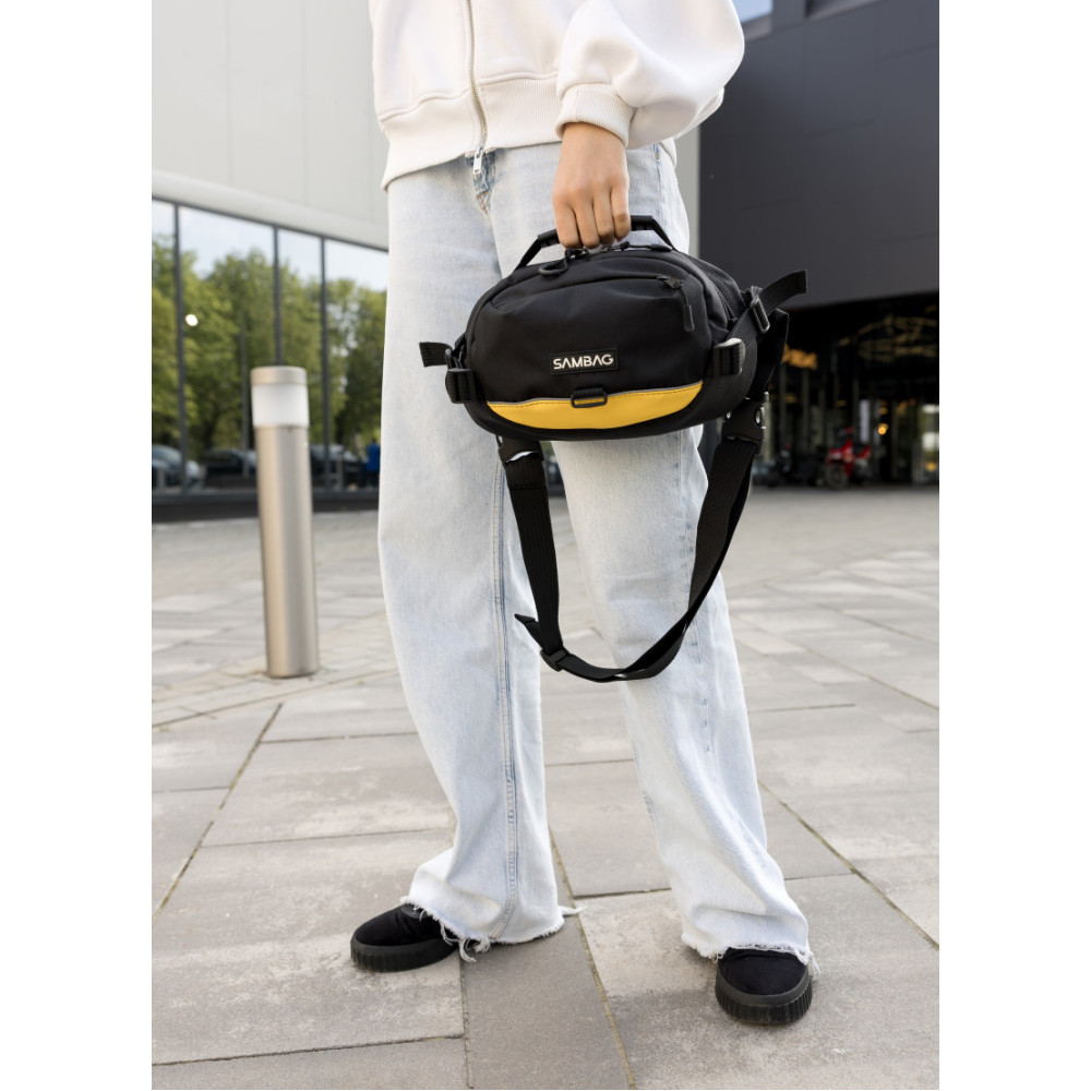 Женская сумка через плечо бананка Sambag Flex Pro 30×17×15 см (85451128)
