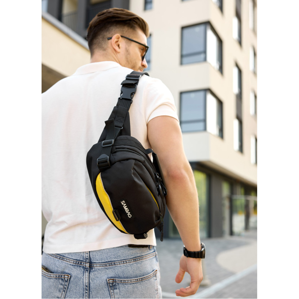 Сумка через плече бананка Sambag Flex Pro 30 × 17 × 15 см (85451128m)